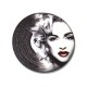 Plexi Acrylic Painted Pendant Record Madonna 45mm