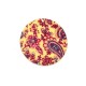 Pendente in Plexi Rotondo con Folgie e Fiori 55mm