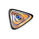 Plexi Acrylic Pendant Triangle Eye 50x34mm