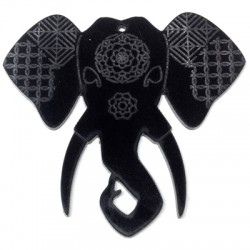 Plexi Acrylic Pendant Elephant 27x53mm