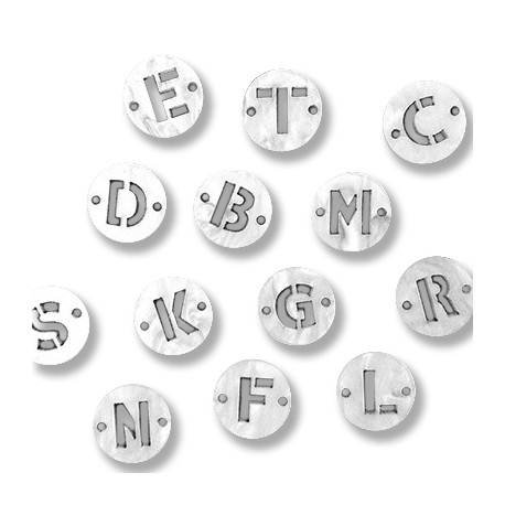 Plexi Acrylic Connector Alphabet Letter 15mm
