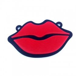 Plexi Acrylic Pendant Lips 59x34mm