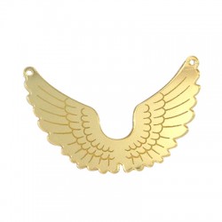 Plexi Acrylic Pendant Angel Wings 69x40mm