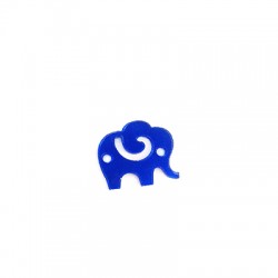 Πλέξι Ακρυλικό Στοιχείο Ελέφαντας για Μακραμέ 19x17mm