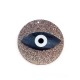 Plexi Acrylic Pendant Round w/ Evil Eye 50mm