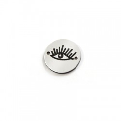 Plexi Acrylic Round Pendant  Eye 20mm