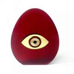 Plexi Acrylic Pendant Egg w/ Double Face Eye 114x90mm