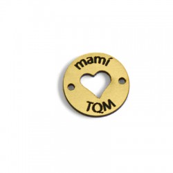 Plexy Acrylic Pendant "MAMI TQM" 20mm