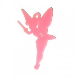 Plexy Acrylic Pendant Fairy 81x55mm