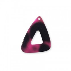 Plexi Acrylic Pendant Triangle 28x35mm