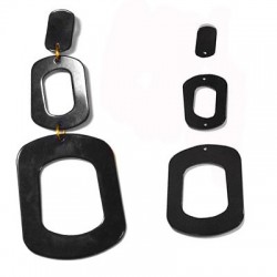 Ciondoli in Plexiacrilico Irregolari 80x45mm (set 3pz)