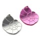 Plexi Acrylic Pendant Shell 34x40mm