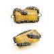 Agate Bead Snake 16x30mm with Strass