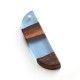 Resin Rectangle Pendant Combination With Wood  22x75mm/10mm (Ø3mm)
