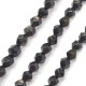 Perlina di Lava Colorata Rotonda 10mm (Ø1mm) (40pz/filo)