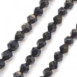Perlina di Lava Colorata Rotonda 10mm (Ø1mm) (40pz/filo)