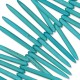 Howlite Turquoise  Crackle Needle 4x47mm(40cm 102pcs/str)