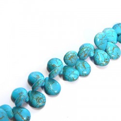 Howlite Bead Drop 15x20mm (55pcs/string)