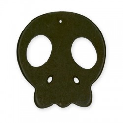 Howlite Pendant Skull 54x49mm