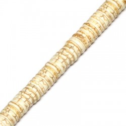 Howlite Washer 10mm/3mm (~139pcs)