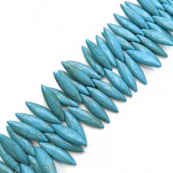 Howlite Slider Nail 8x30mm (105pcs/string)