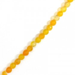 Agate Faceted Ball 6mm(40cm length-approx.60pcs/str)