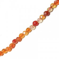 Agate Faceted Bead 4mm (40cm/string)