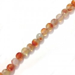 Passant en Agate 8mm  (~48pcs/fil)