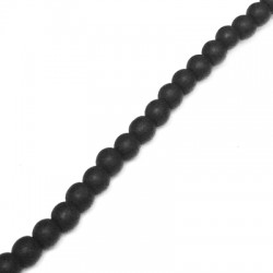 Perle sémi-précieuse en semi-précieuse Agate 4mm (~100pcs/fil)