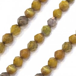 Perlina Semipreziosa di Agata Sfaccettata 8mm (47pz./filo)