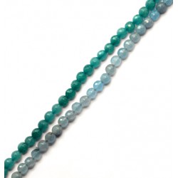 Mountain Jade Bead Faceted 8mm (~48pcs/string)