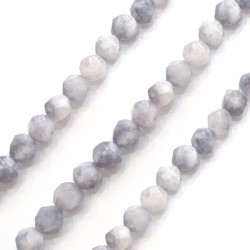 Perlina Semipreziosa di Giada Sfaccettata 8mm (47pz./filo)