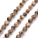 Perlina Semipreziosa di Giada Sfaccettata 8mm (47pz./filo)