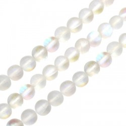 Spectrolite Opal Bead Round 8mm (~48pcs/string)