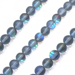 Spectrolite Opal Bead Round 8mm (~48pcs/string)