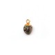 African Japser Charm Oval 8x11mm