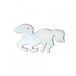 Shell Horse 45x27mm