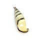 Shell Pendant with Metal  (~17x48mm)