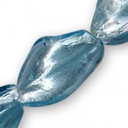 Murano Style Glass Twisted 18x27mm