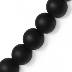 Glass Bead Frosted 10mm (41 pcs/string)