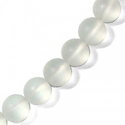 Glass Bead Frosted 8mm (51 pcs/string)