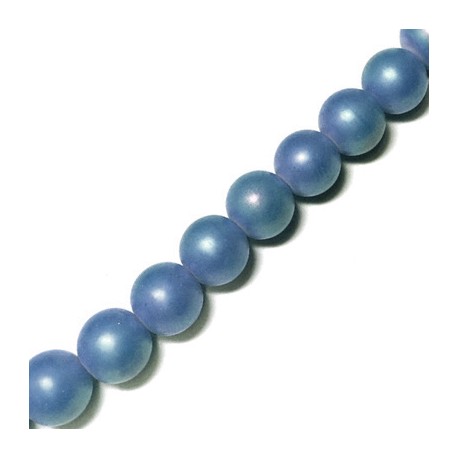 Glass Bead Round Pearlised 6mm (65 pcs/string)