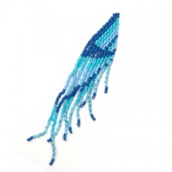 Japanese Beads Pendant Fringe 120mm