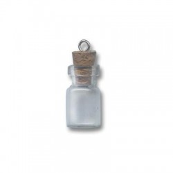 Γυάλινο Μπουκαλάκι με Φελλό 10x22mm