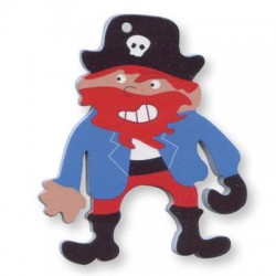 Wooden pirate 53x70mm