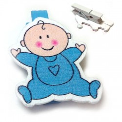 Wooden Pin Baby  40x30mm