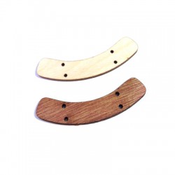 Wooden Curved Bar 52x10mm with 4 Holes