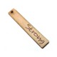 Ciondolo di Legno Targhetta con Scritta "Strong" 60x10mm