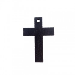 Wooden Pendant Cross 40x28mm