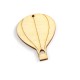 Wooden Pendant Hot Air Balloon 60x45mm